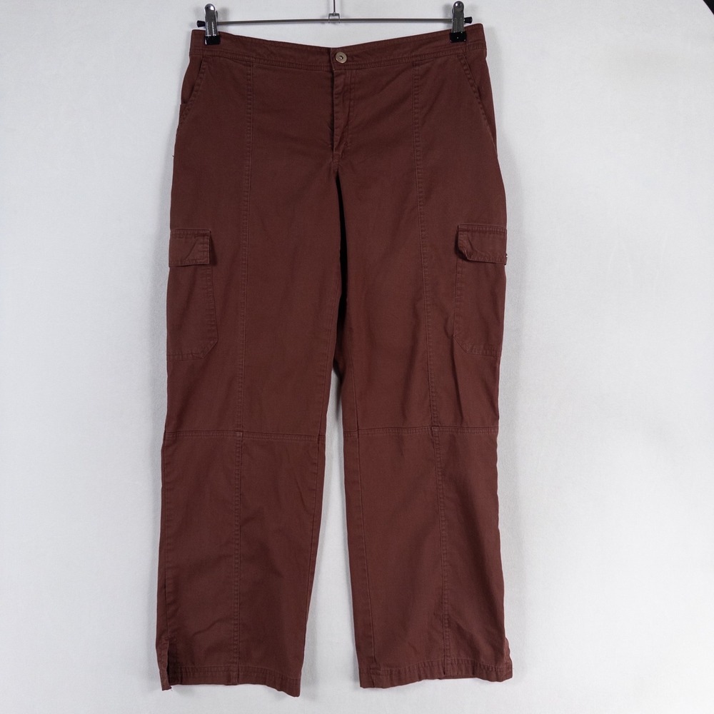 Happy Scrubs Womens Cargo Scrub Pants 34x29 Brown Medical Nursing Workwear
